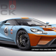 Illustration for article titled We wondered what the Ford GT might look like in Gulf colors